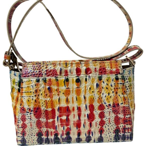 BRAHMIN Melbourne Leather  Hillary Crossbody In Celebrate - Picture 7 of 16